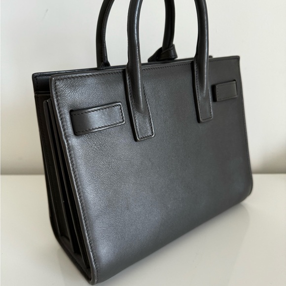 Authentic Saint Laurent Sac Du Jour nano in dark grey. - Picture 4 of 11